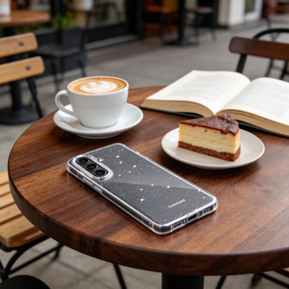 Tech - Protect Samsung Galaxy A57 5G - Θήκη Σιλικόνης - Flexair - Glitter Clear