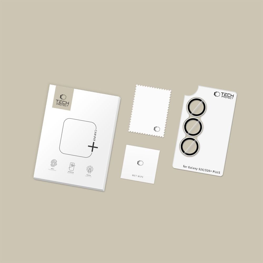 Tech - Protect Samsung Galaxy S26 / S26 Plus - Αντιχαρακτικό Γυαλί για την Κάμερα - Camring Fit+ - Clear