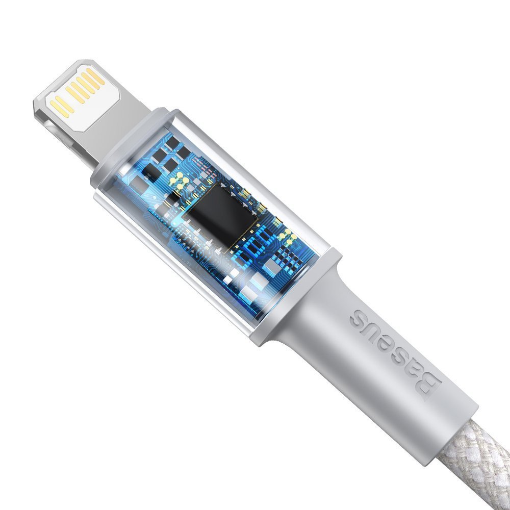 Baseus High Density PD 20W - Καλώδιο Δεδομένων και Φόρτισης Type - C to Lightning 2M - White - CATLGD - A02