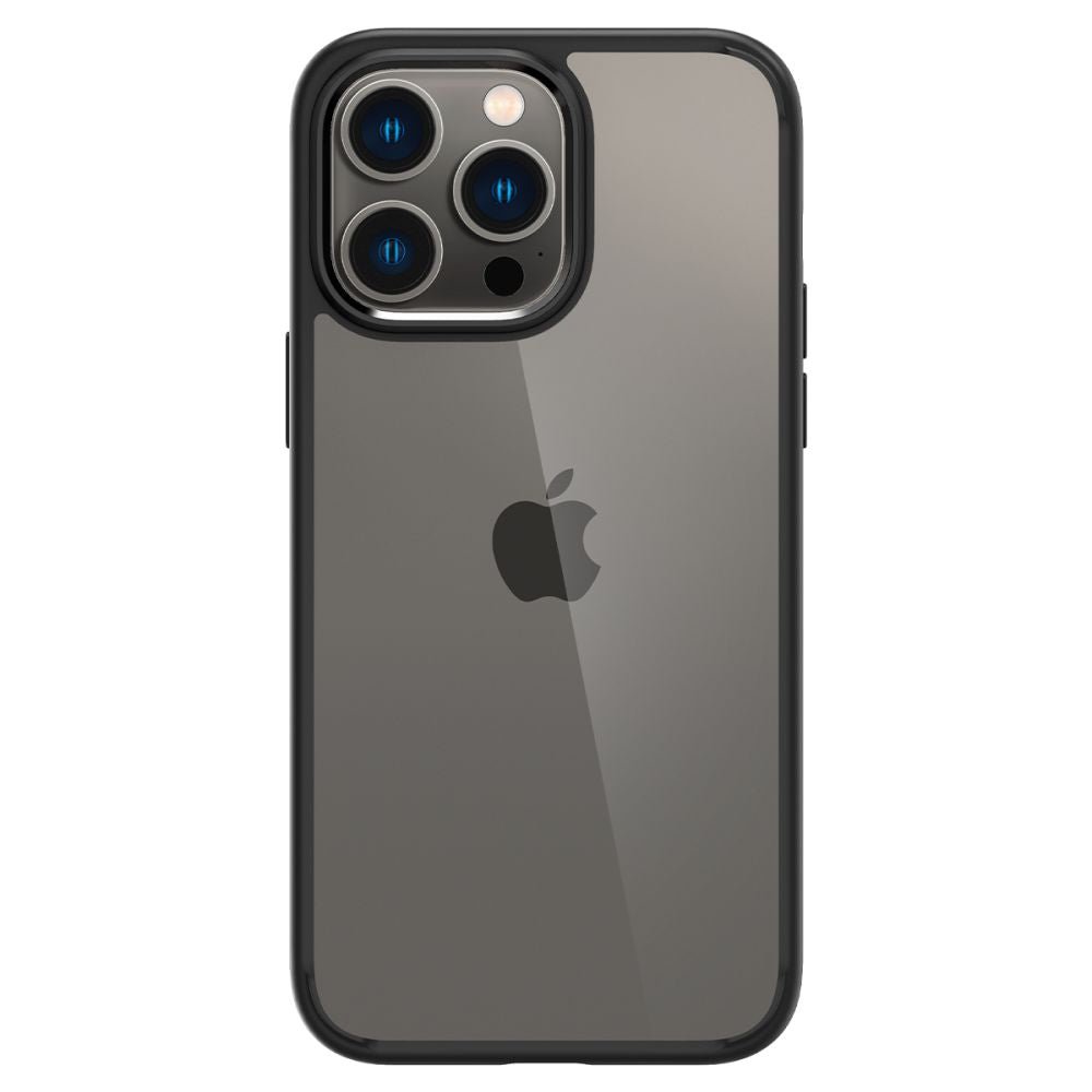 Spigen iPhone 14 Pro Max Ultra Hybrid Σκληρή Θήκη με Πλαίσιο Σιλικόνης - Matte Black