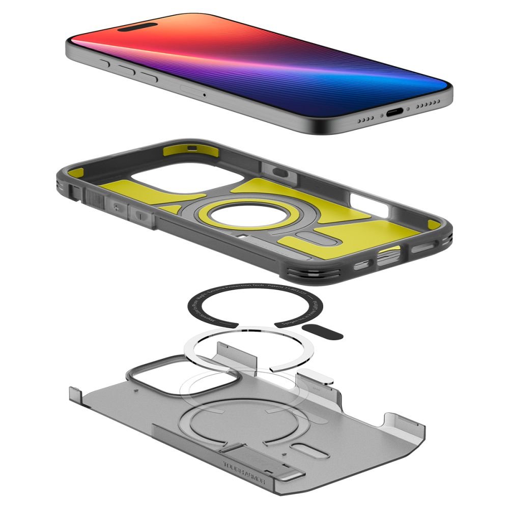Spigen iPhone 16 Pro Max Tough Armor Mag Σκληρή Θήκη με MagSafe - Frost Black