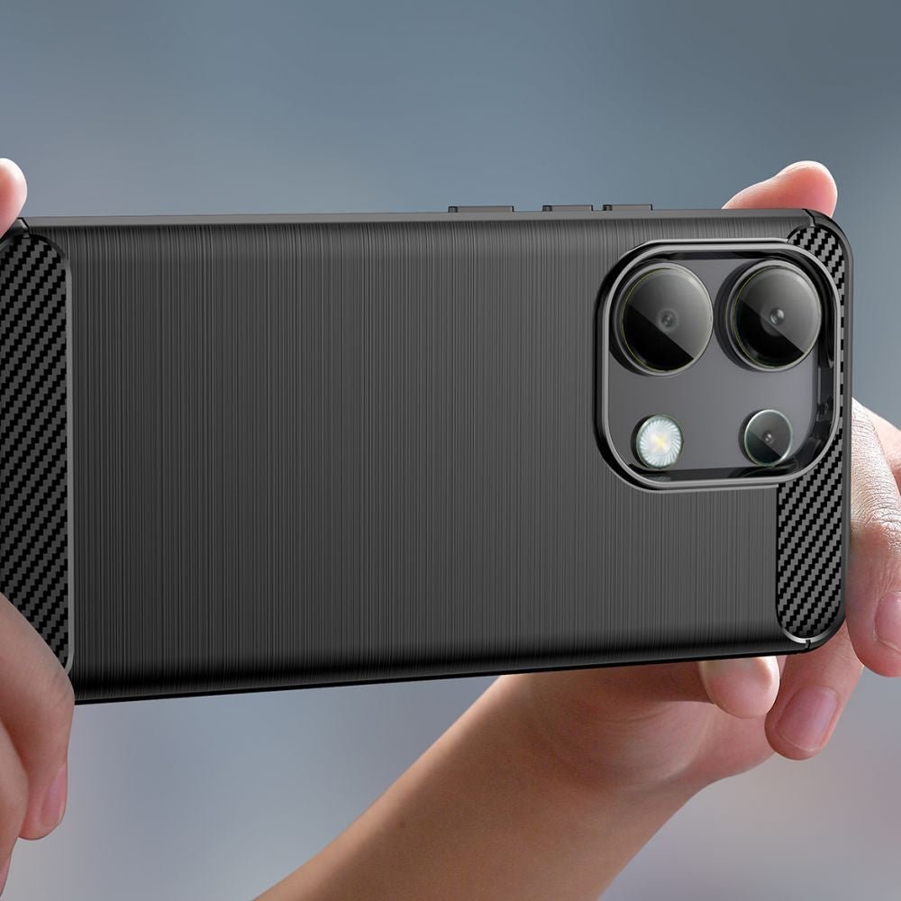 Tech - Protect Xiaomi Redmi Note 13 4G Carbon TPU Θήκη Σιλικόνης - Black