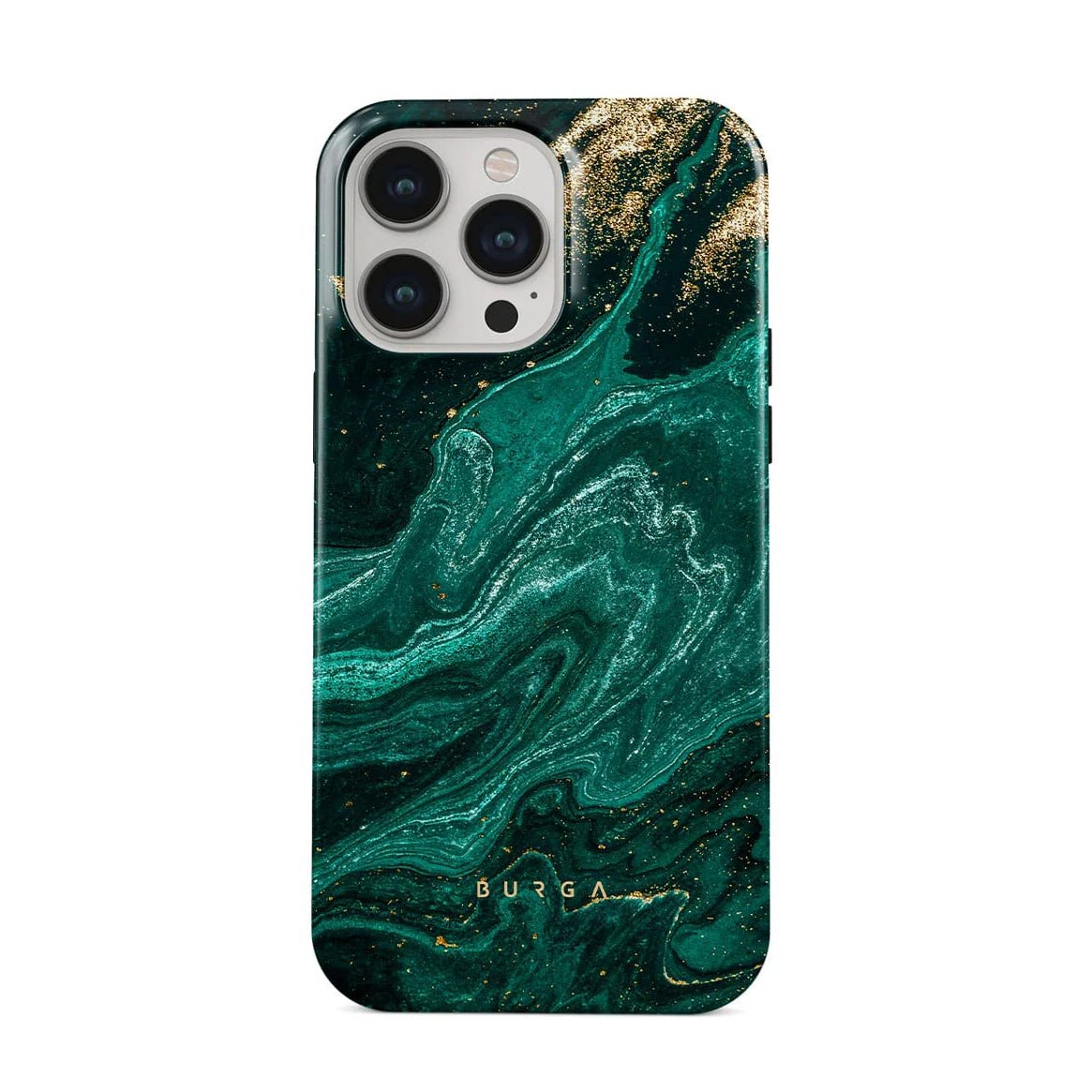 Burga iPhone 15 Pro Max Fashion Tough MagSafe Σκληρή Θήκη με MagSafe - Emerald Pool