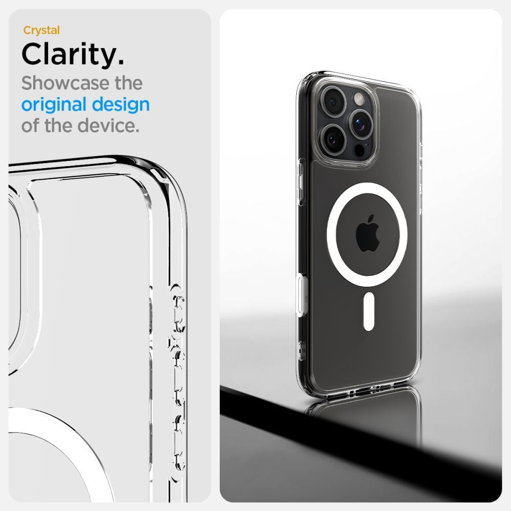 Spigen iPhone 16 Pro Max Ultra Hybrid T Mag Σκληρή Θήκη με Πλαίσιο Σιλικόνης με MagSafe - White