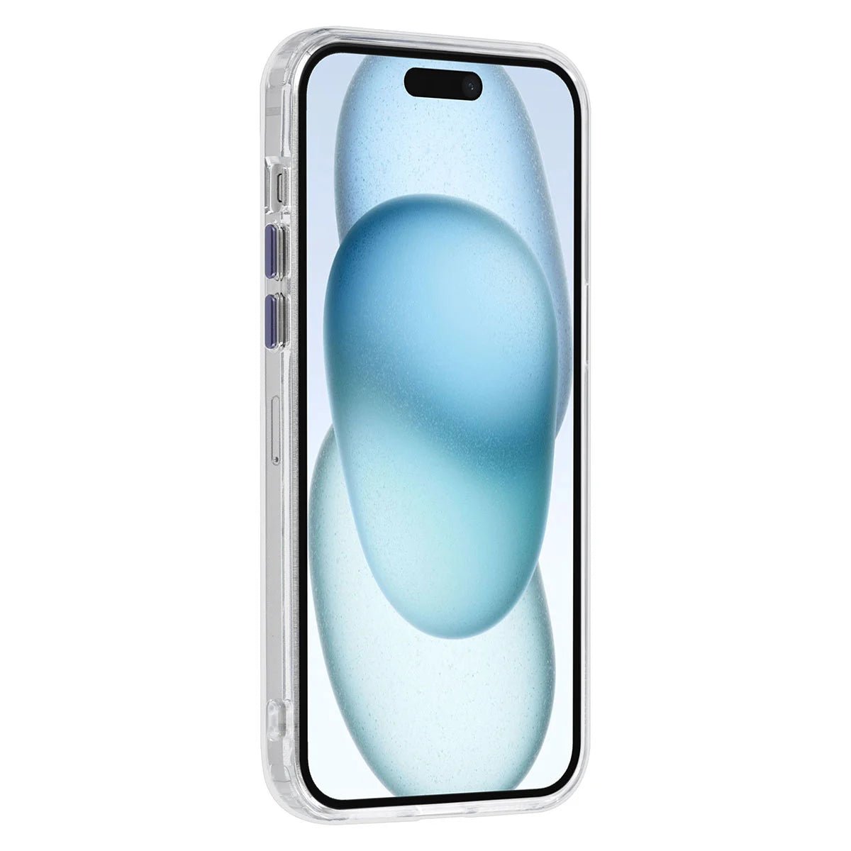 Tuniq iPhone 15 Plus / 14 Plus - Σκληρή MagSafe Θήκη με Περιστρεφόμενο Δαχτυλίδι Συγκράτησης - Διάφανη / Μοβ