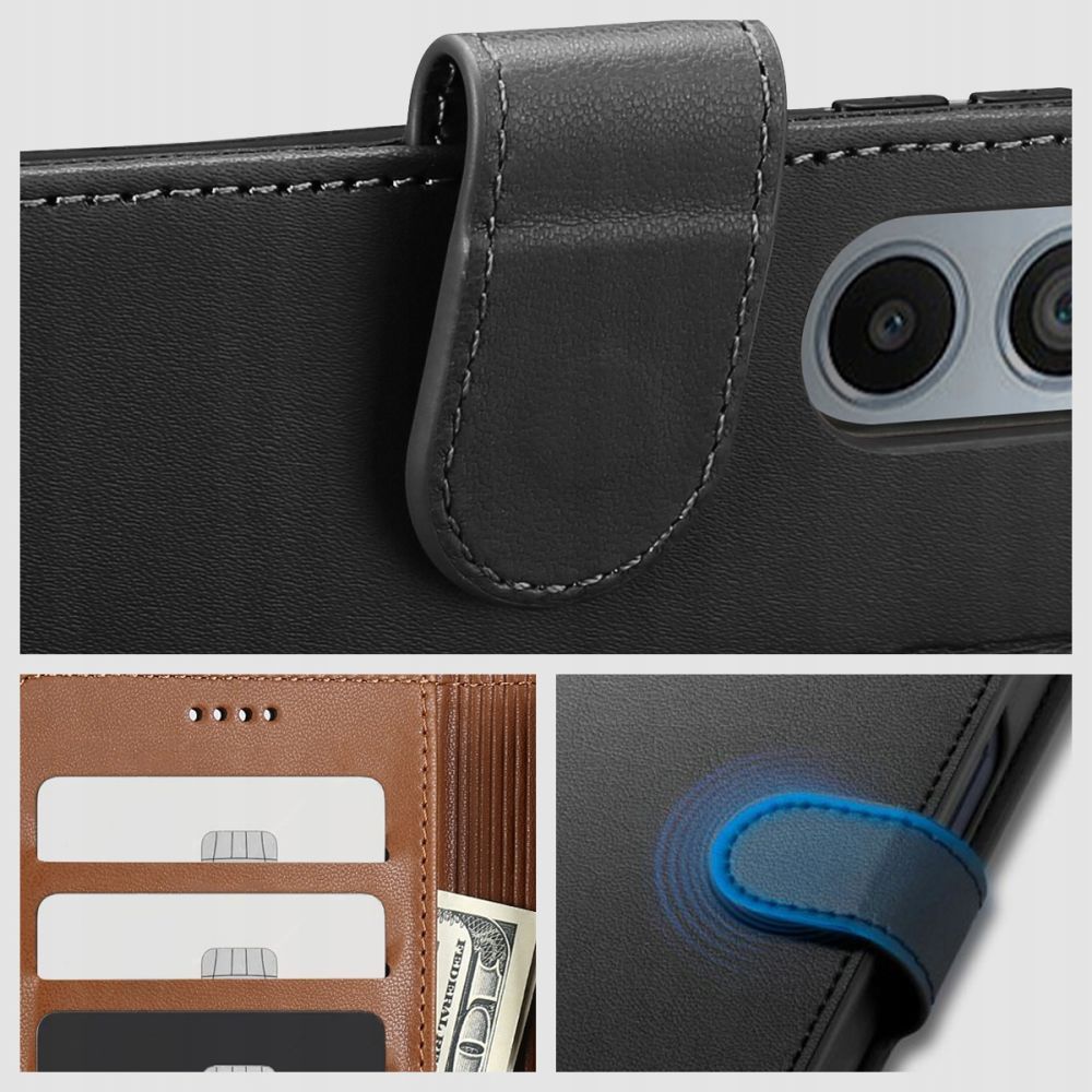 Tech - Protect Xiaomi Redmi Note 13 Pro 5G / Poco X6 5G Θήκη Πορτοφόλι Stand από Δερματίνη - Black
