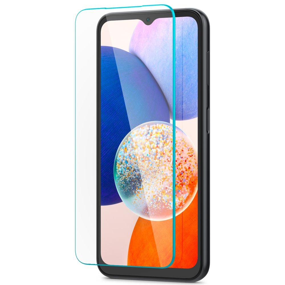 Spigen Samsung Galaxy A14 5G GLAS.tR Slim 0.2mm 2.5D Tempered Glass Αντιχαρακτικό Γυαλί Οθόνης 9H - 2 Τεμάχια - Clear - AGL05971