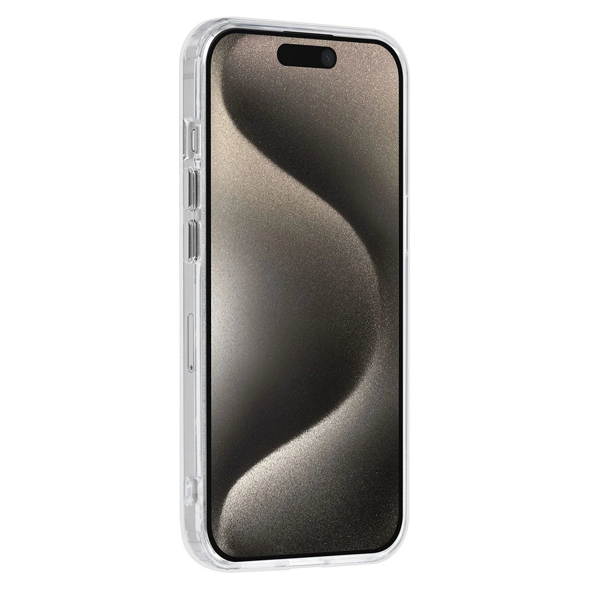 Tuniq iPhone 15 Pro - Σκληρή MagSafe Θήκη με Περιστρεφόμενο Δαχτυλίδι Συγκράτησης - Διάφανη