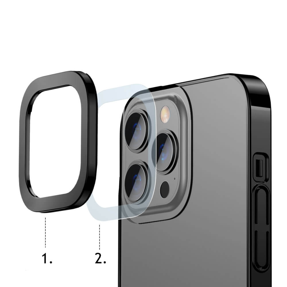 Baseus Glitter Electroplating Σκληρή Θήκη για iPhone 13 Pro - Black - ARMC000101