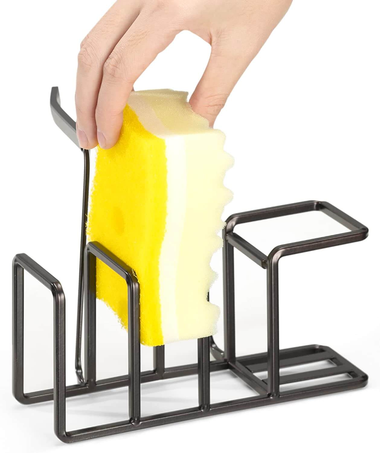 Navaris Μεταλλική Σφουγγαροθήκη για Νεροχύτη Κουζίνας - Bronze - 59755.01