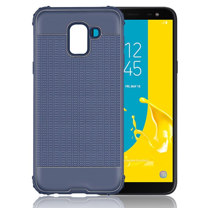 OEM Samsung Galaxy J6 2018 Anti - shock Slim Armor Θήκη Σιλικόνης TPU με Ενισχυμένες Γωνίες - Blue