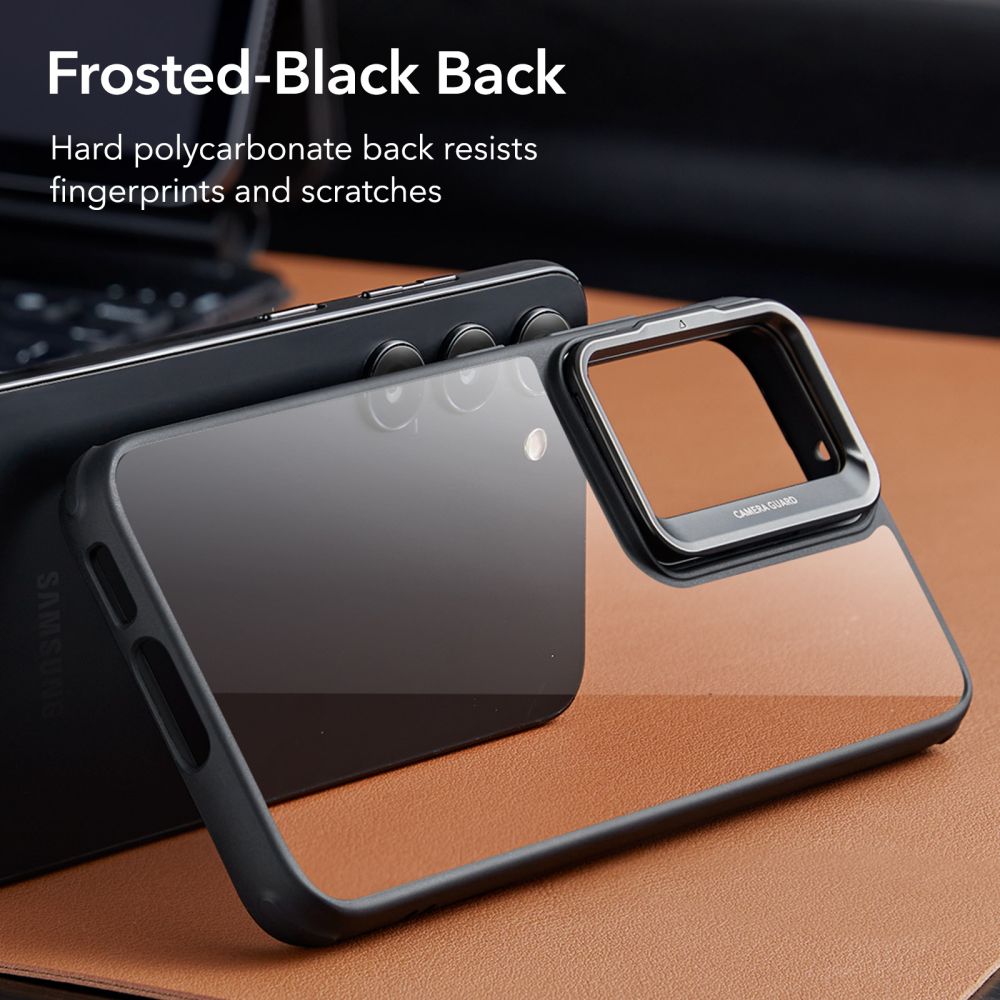 ESR Samsung Galaxy S23+ Classic Kickstand Σκληρή Θήκη με Πλαίσιο Σιλικόνης και Stand - Διάφανη / Black