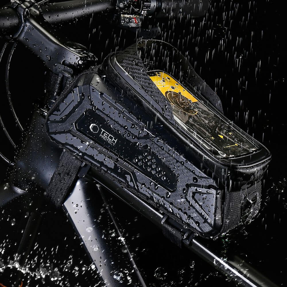 Tech - Protect V2 L - Universal Τσάντα Αποθήκευσης για Ποδήλατο 1.2L - Black