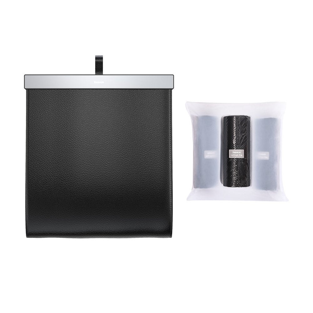 Baseus Large Garbage Bag - Τσάντα Απορριμάτων για τα Πίσω Καθίσματα του Αυτοκινήτου - Black - CRLJD - A01