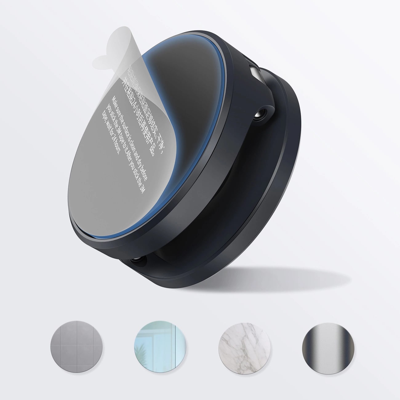 Baseus MagPro Self - adhesive Αναδιπλούμενη Αυτοκόλλητη Μαγνητική Βάση Στήριξης Κινητού - Black - B10564101121 - 00