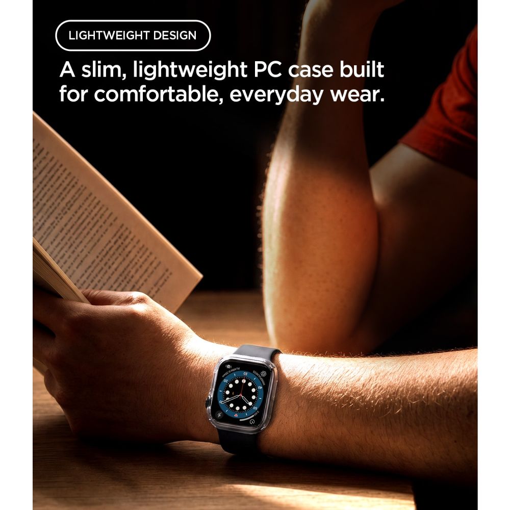 Spigen Θήκη Apple Watch 12 - 46mm Thin Fit - Crystal Clear