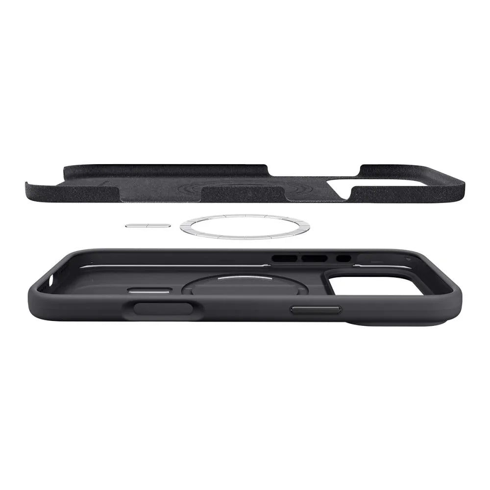 Spigen iPhone 17 Pro Max - Silicone Fit Mag - Θήκη Σιλικόνης με MagSafe - Black