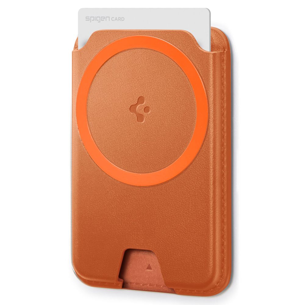 Spigen Valentinus MagSafe Universal Magnetic Card Holder - Card Holder - Brown