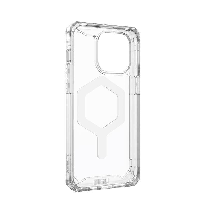 UAG iPhone 15 Pro Max Plyo Series Θήκη Υψηλής Προστασίας με MagSafe - Ice / White - Διάφανη