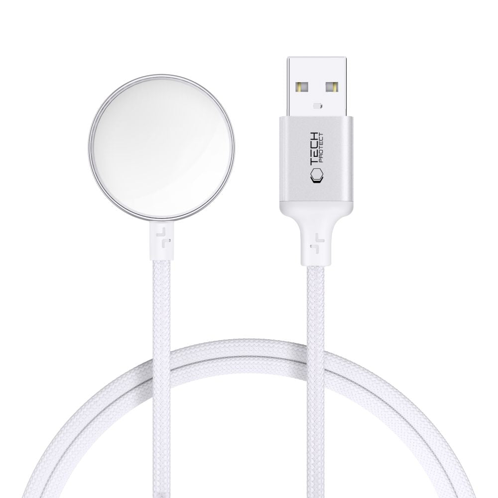 Tech - Protect MC02 UltraBoost Καλώδιο USB με Μαγνητική Βάση Φόρτισης για Apple Watch - 1m - White