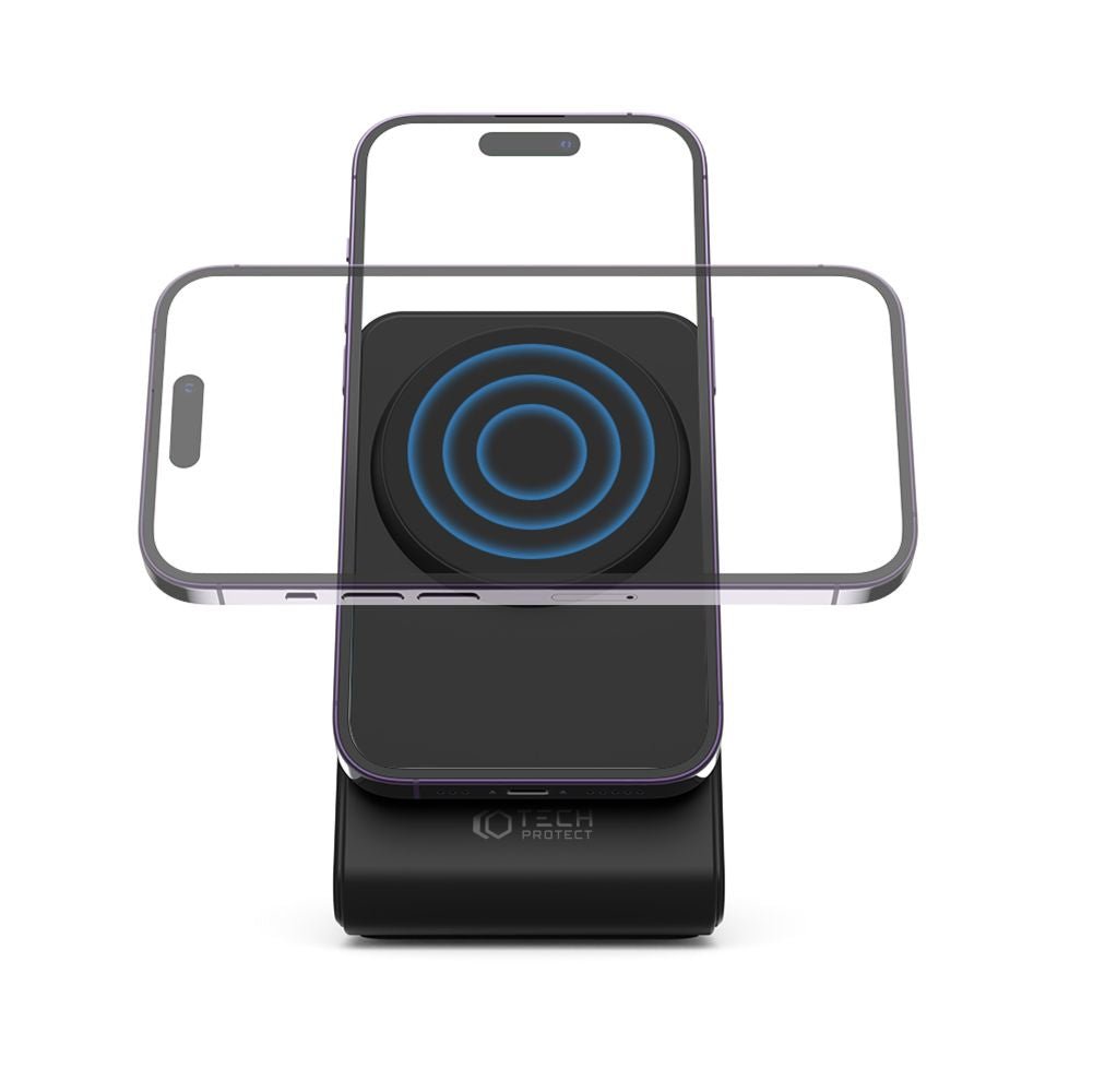 Tech - Protect QI15W - A23 Ασύρματος Μαγνητικός Φορτιστής MagSafe - Black