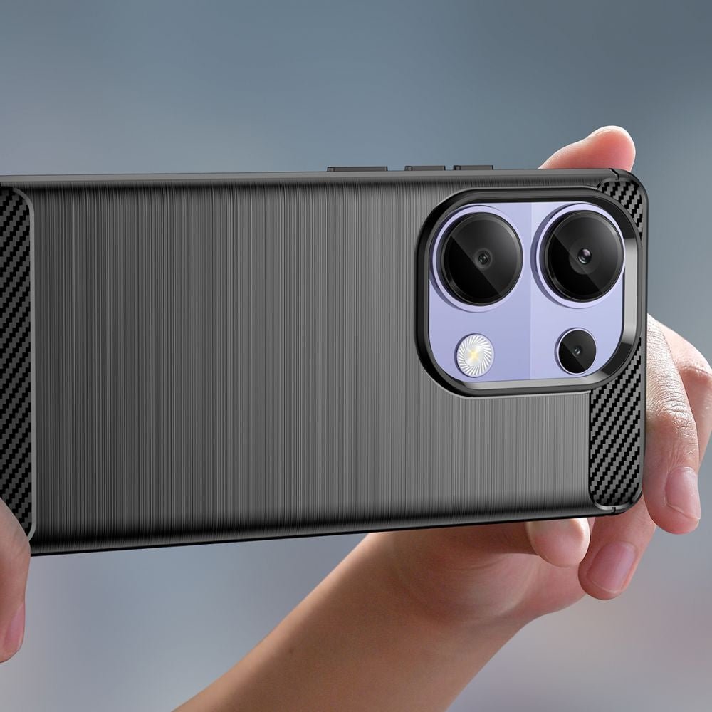 Tech - Protect Xiaomi Redmi Note 13 Pro 4G Carbon TPU Θήκη Σιλικόνης - Black