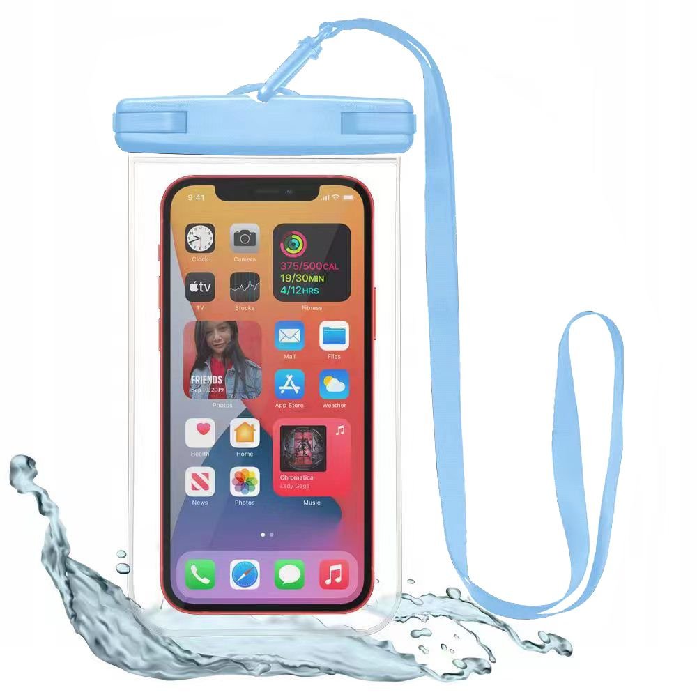 Tech - Protect Universal Αδιάβροχη Θήκη για Smartphones 6.9'' - Clear / Blue