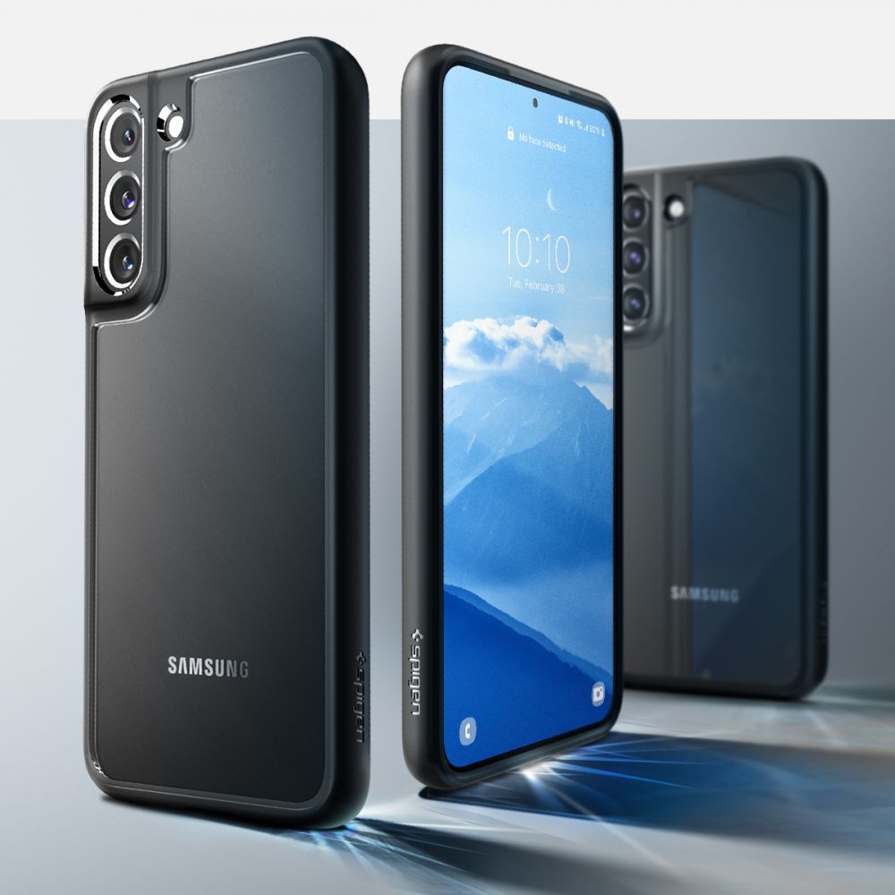 Spigen Samsung Galaxy S22 - Ultra Hybrid Σκληρή Θήκη με Πλαίσιο Σιλικόνης - Matte Black