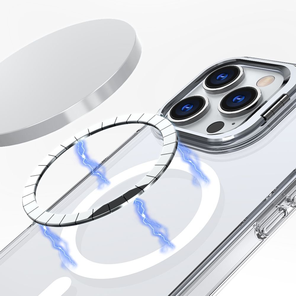 Tech - Protect iPhone 16 Magstand MagSafe Σκληρή Θήκη με Πλαίσιο Σιλικόνης και Stand - Clear