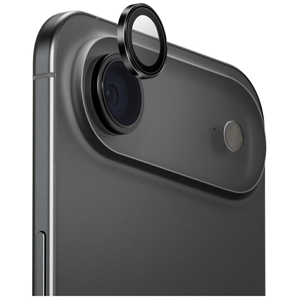 Uniq iPhone Air - Optix AluGuard - Αντιχαρακτικό Γυαλί για την Κάμερα με Πλαίσιο Αλουμινίου - Black