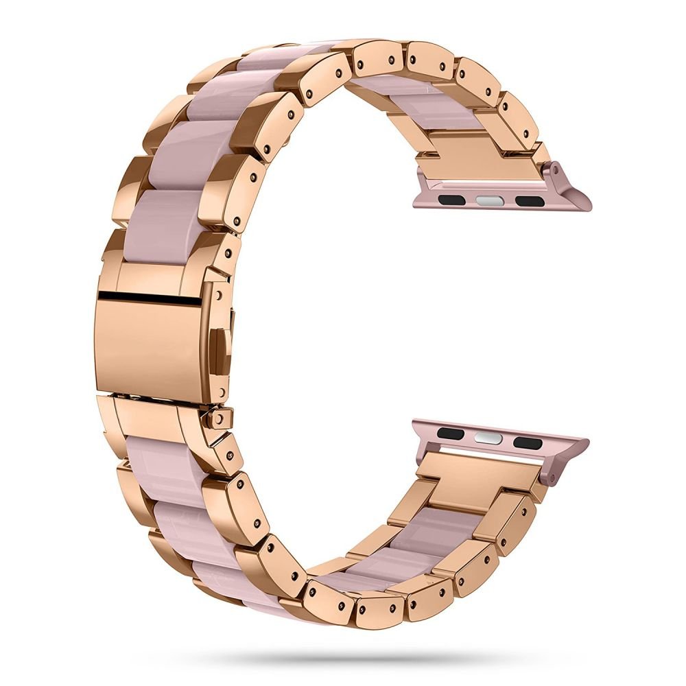 Tech - Protect Λουράκι Apple Watch 2 / 3 / 4 / 5 / 6 / 7 / 8 / 9 / SE - 38 / 40 / 41 mm Modern Μπρασελέ - Pearl