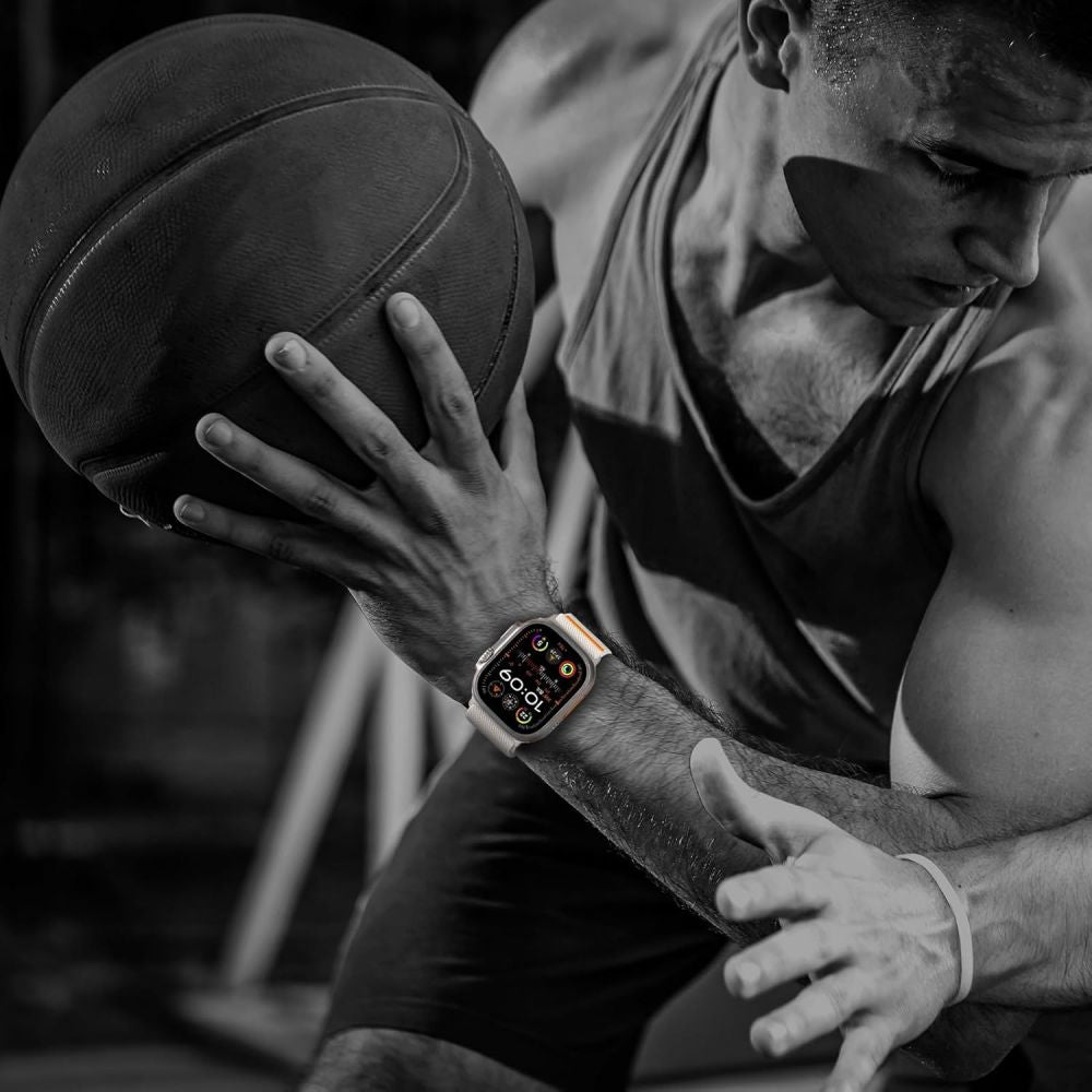 Tech - Protect Λουράκι Apple Watch 8/9/10/11 - SE (1/2/3) - Ultra (1/2/3) – 44/45/46/49mm Nylon Clasp - Titanium