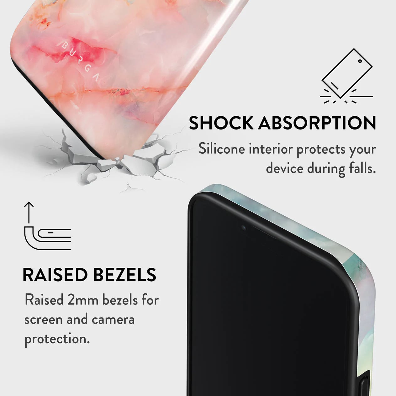 Burga iPhone 14 Plus Fashion Tough Σκληρή Θήκη - New Flame