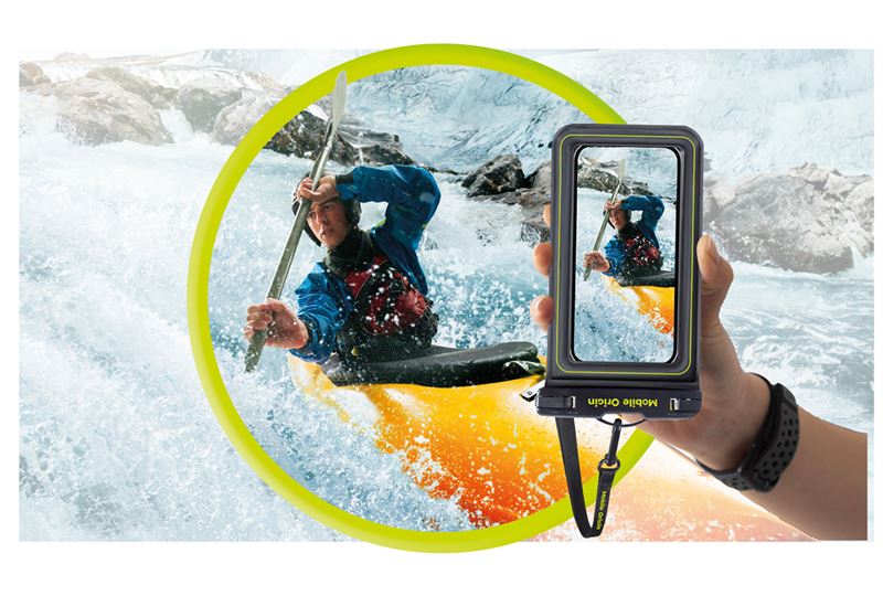 Mobile Origin Universal Αδιάβροχη Θήκη για Smartphones 6.8'' - Black / Green