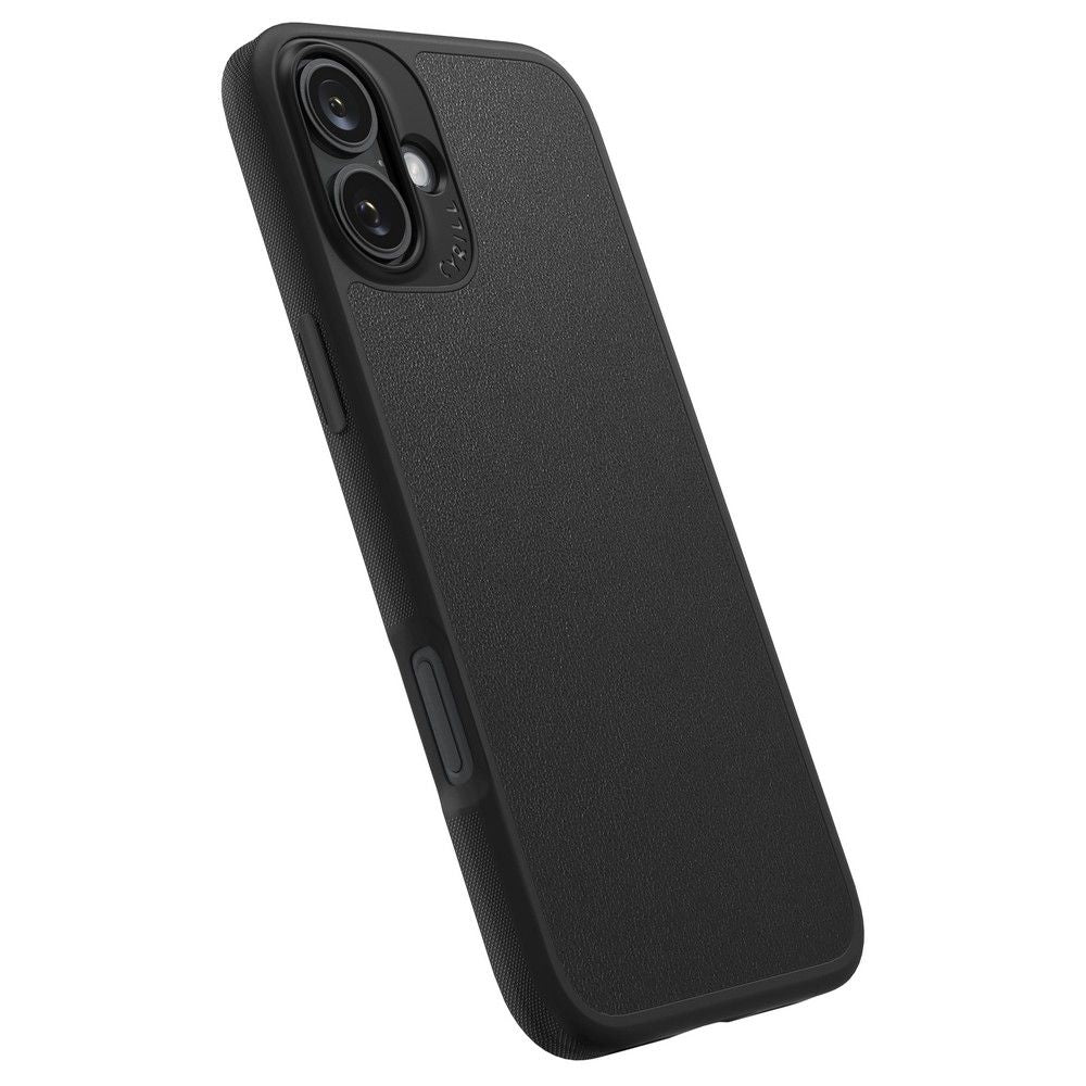 Spigen Cyrill iPhone 16 Kajuk Mag Θήκη με Επένδυση Συνθετικού Δέρματος και MagSafe - Black