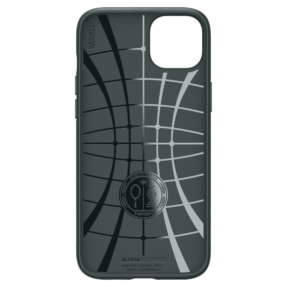 Spigen iPhone 15 Liquid Air Θήκη Σιλικόνης - Abyss Green