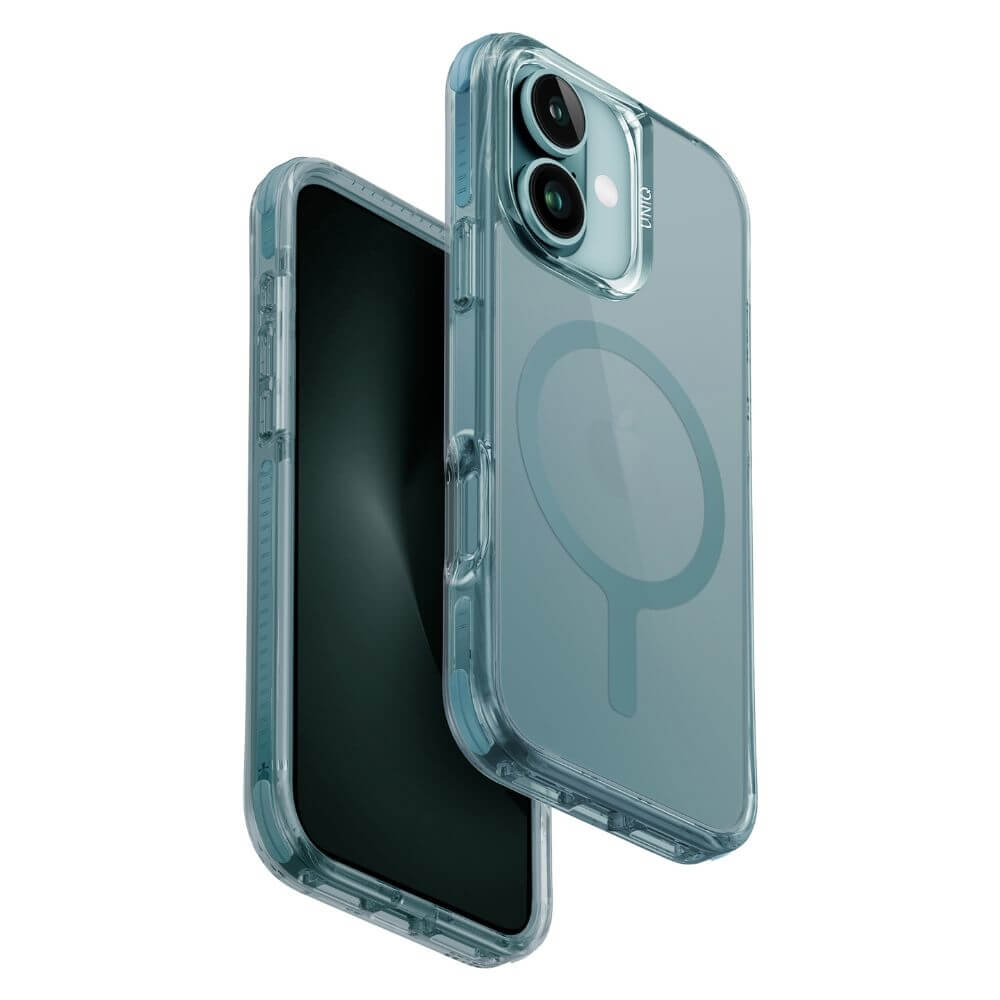 Uniq iPhone 16 Combat Magclick Σκληρή Θήκη με Πλαίσιο Σιλικόνης και MagSafe - Teal Green