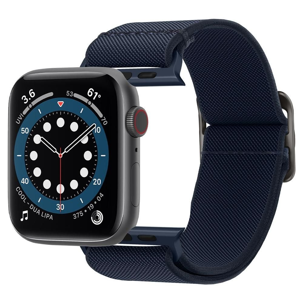 Spigen Λουράκι Apple Watch 2 / 3 / 4 / 5 / 6 / 7 / 8 / 9 / SE / SE 2 / ULTRA / ULTRA 2 - 42 / 44 / 45 / 49 mm Fit Lite - Navy