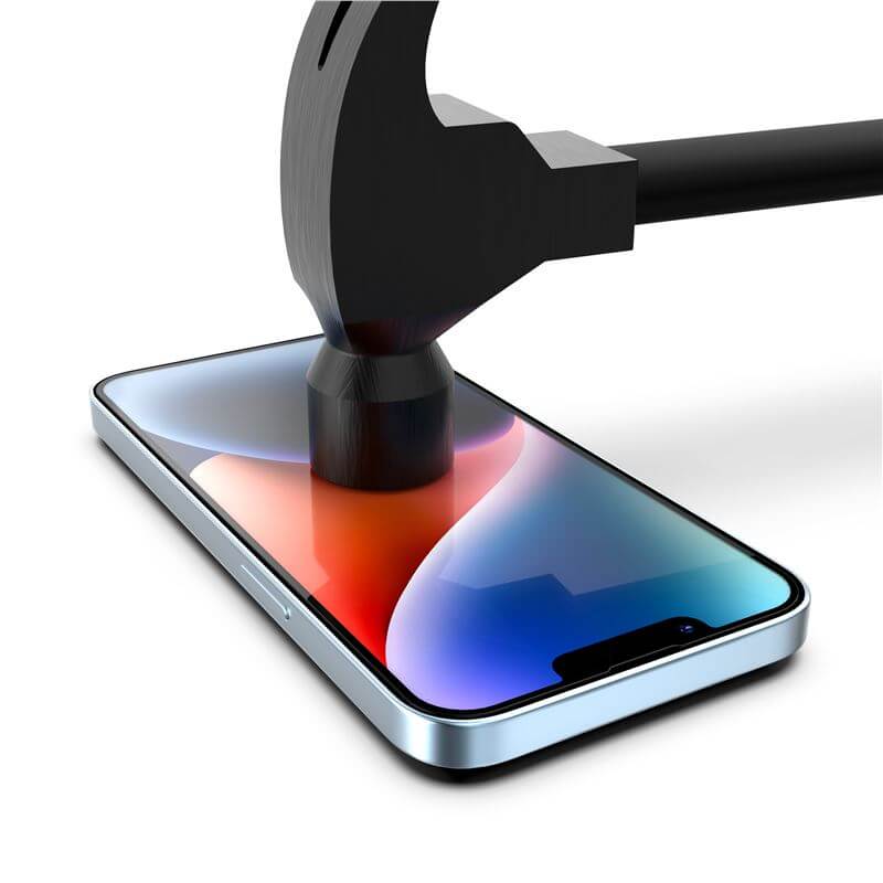 Mobile Origin iPhone 16e / 14 / 13 / 13 Pro Screen Guard 9H Αντιχαρακτικό Γυαλί Οθόνης με Πλαίσιο Τοποθέτησης - Clear