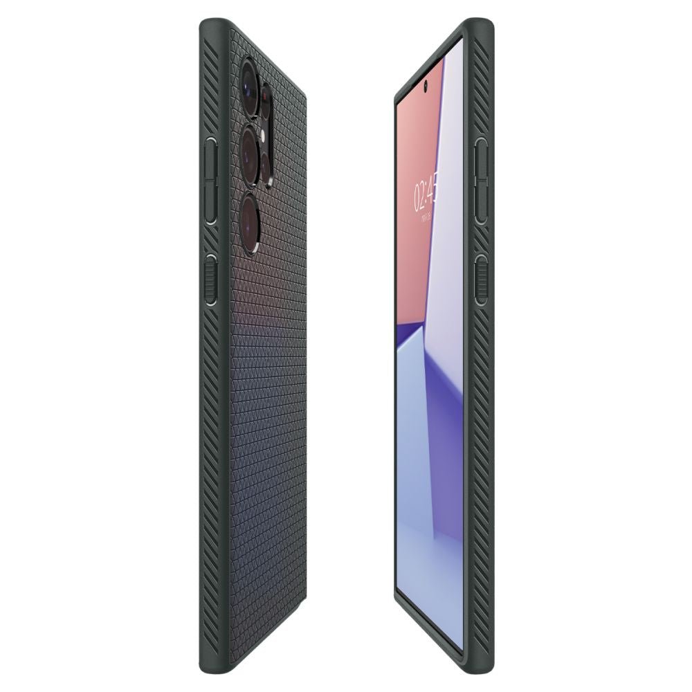 Spigen Samsung Galaxy S23 Ultra Liquid Air Θήκη Σιλικόνης - Abyss Green