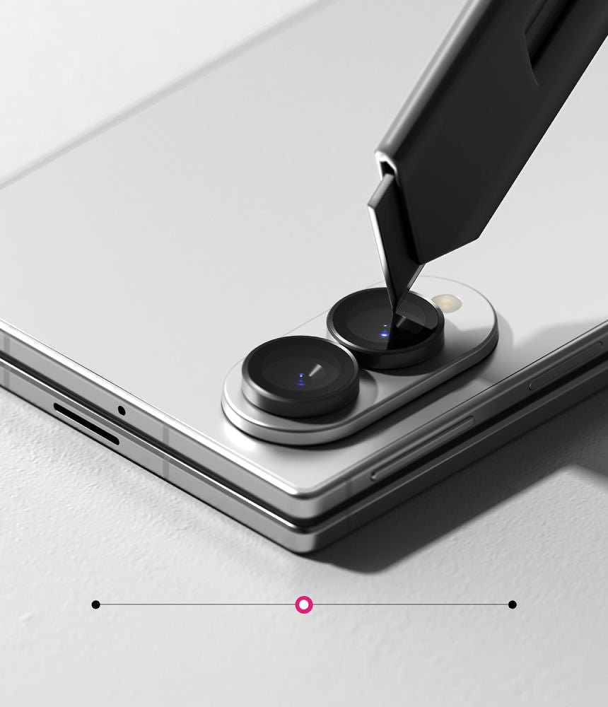 Ringke Samsung Galaxy Z Fold8 - Αντιχαρακτικό Γυαλί για την Κάμερα - Camera Frame - 2 Τεμάχια - Black