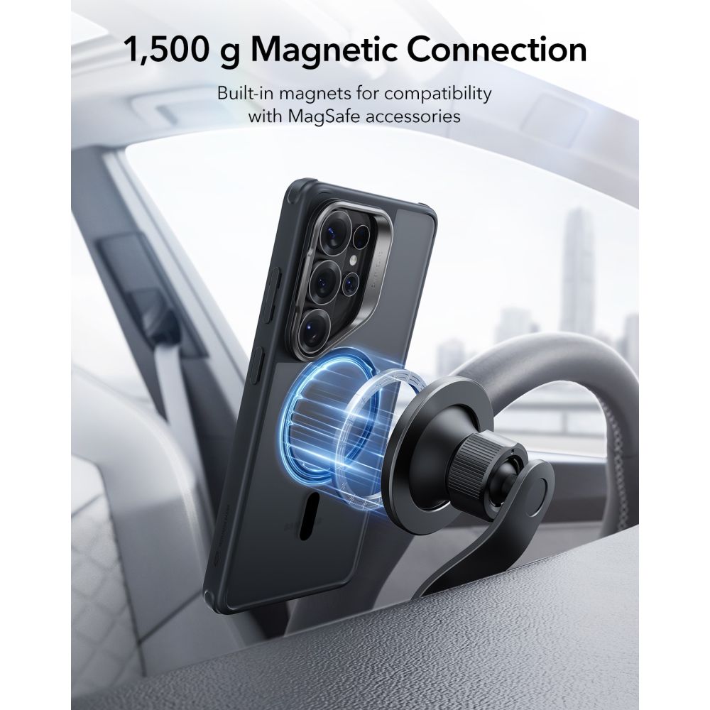 ESR Samsung Galaxy S26 Ultra - Σκληρή Θήκη με Πλαίσιο Σιλικόνης και MagSafe - Classic Hybrid Kickstand MagSafe - Frosted Black