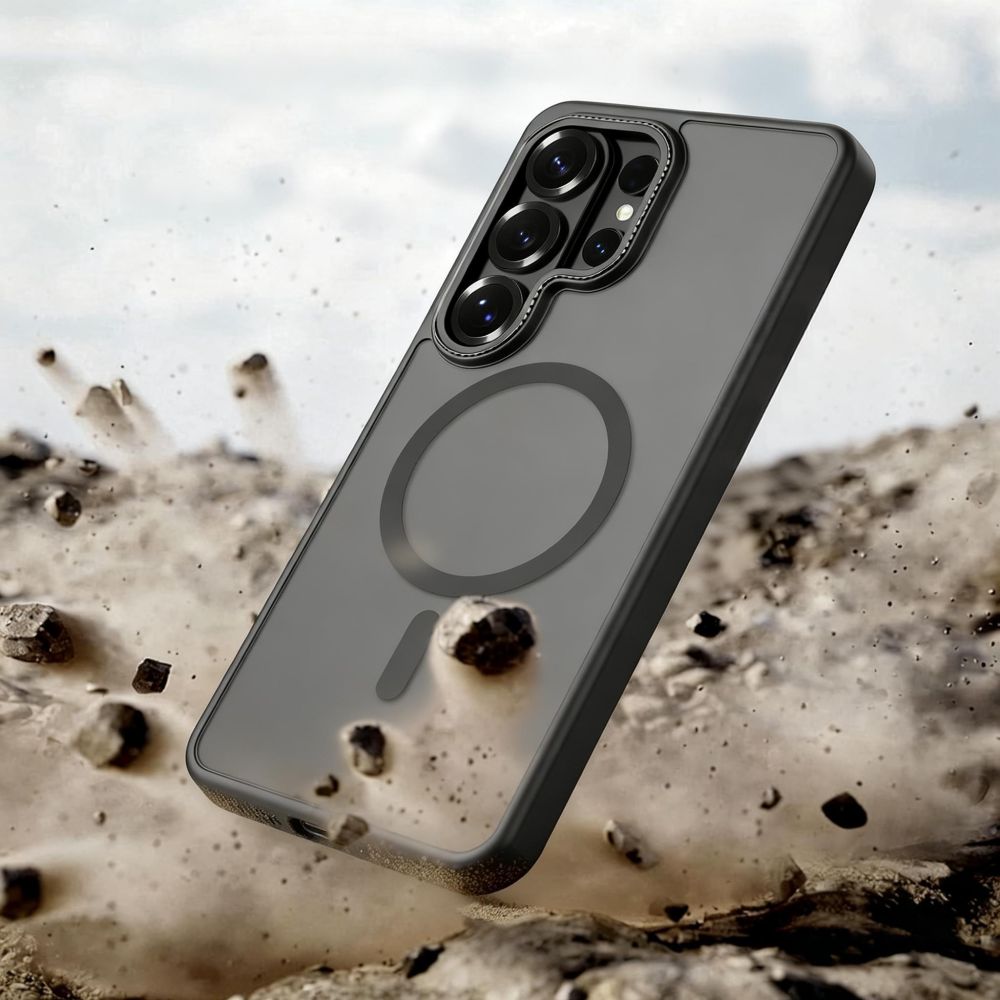 Tech - Protect Samsung Galaxy S26 Ultra - Σκληρή Θήκη με Πλαίσιο Σιλικόνης και MagSafe - MagCam - Matte Black