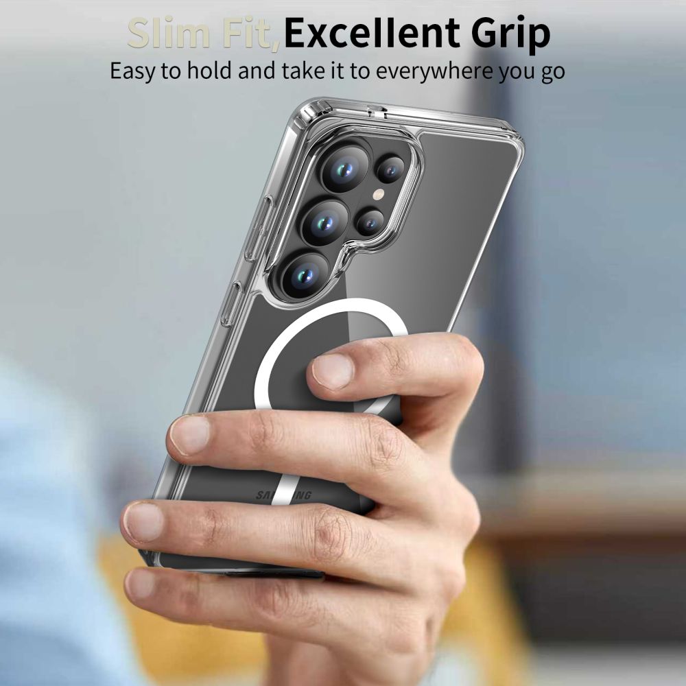 Tech - Protect Samsung Galaxy S26 Ultra - Σκληρή Θήκη με Πλαίσιο Σιλικόνης - Flexair Hybrid MagSafe - Clear