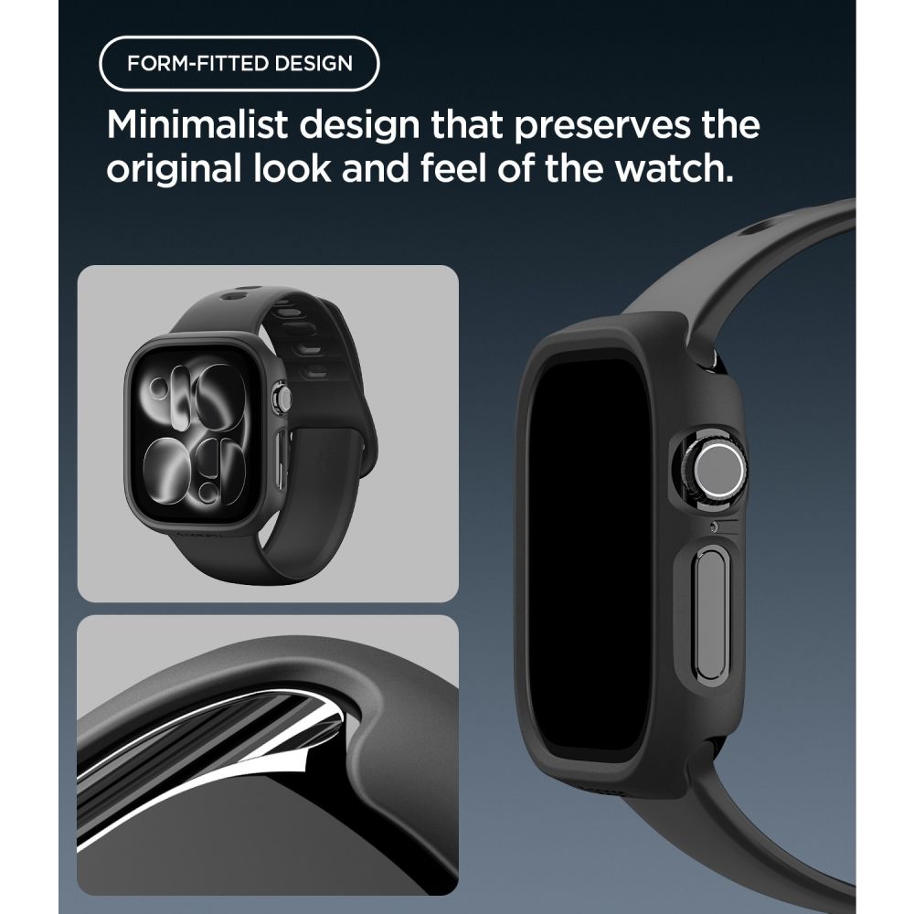 Spigen Θήκη Apple Watch 12 - 46mm Thin Fit - Black