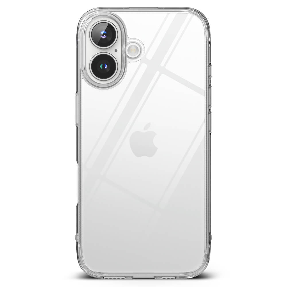 Ringke iPhone 16 Plus Fusion Σκληρή Θήκη με Πλαίσιο Σιλικόνης - Διάφανη