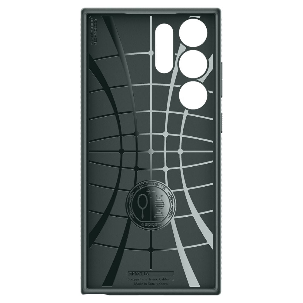 Spigen Samsung Galaxy S23 Ultra Liquid Air Θήκη Σιλικόνης - Abyss Green