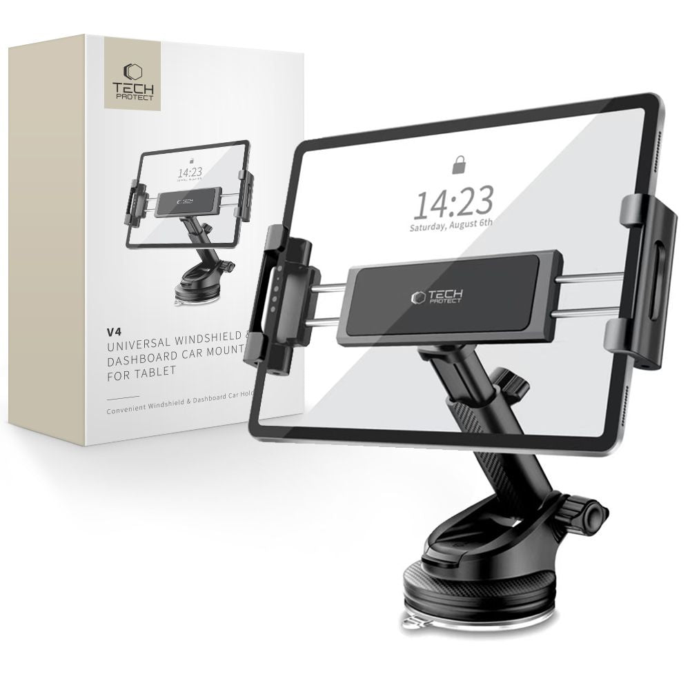 Tech - Protect V4 Universal Βάση Tablet Αυτοκινήτου για το Ταμπλό - Black