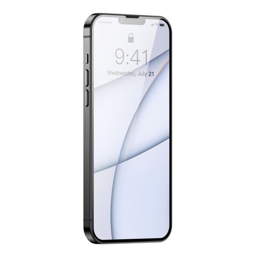 Baseus iPhone 13 Pro Max 0.3mm Ceramic Full Glass Full Screen Αντιχαρακτικό Γυαλί Οθόνης - 2 Τεμάχια - Black - SGQP030201