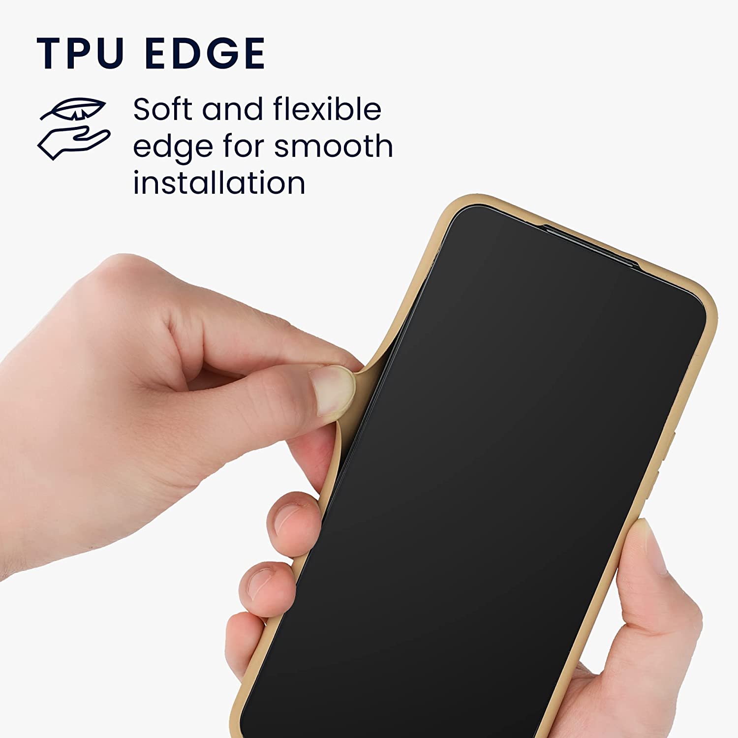 KW Samsung Galaxy S22 Plus Σκληρή Θήκη από Φελλό με Πλαίσιο Σιλικόνης - Light Brown - 58220.24